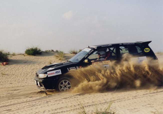 Winner: Mohammed Bin Sulayem with Ford Escort RS Cosworth